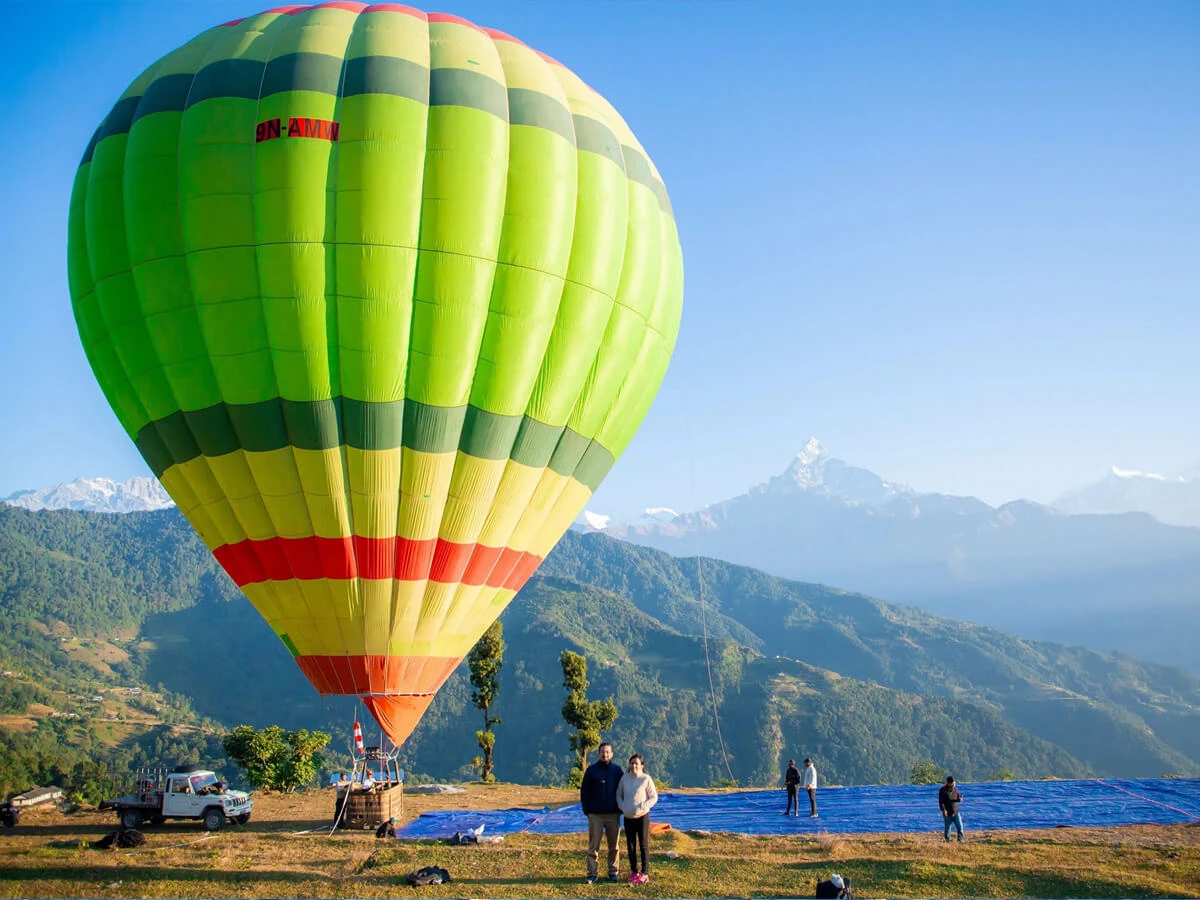 Hot Air Ballooning in Nepal