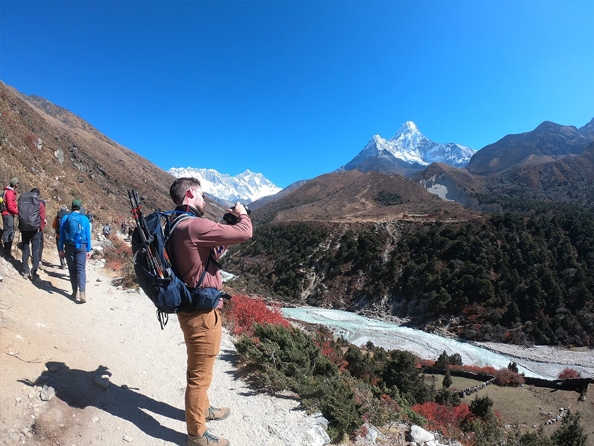 Ama Dablam View from EBC Trail