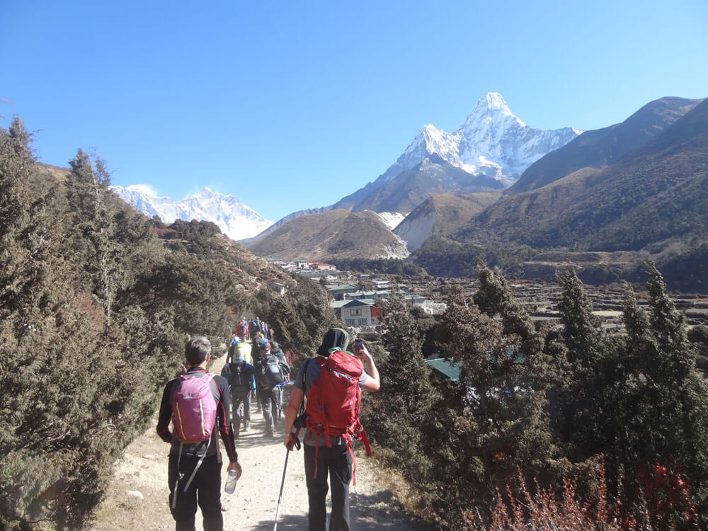 Amadablam view from Pangbuche