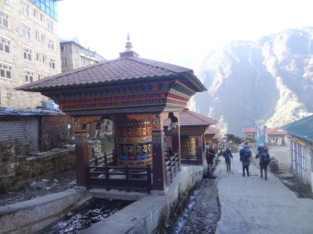 Buddhist Manewall at Namche