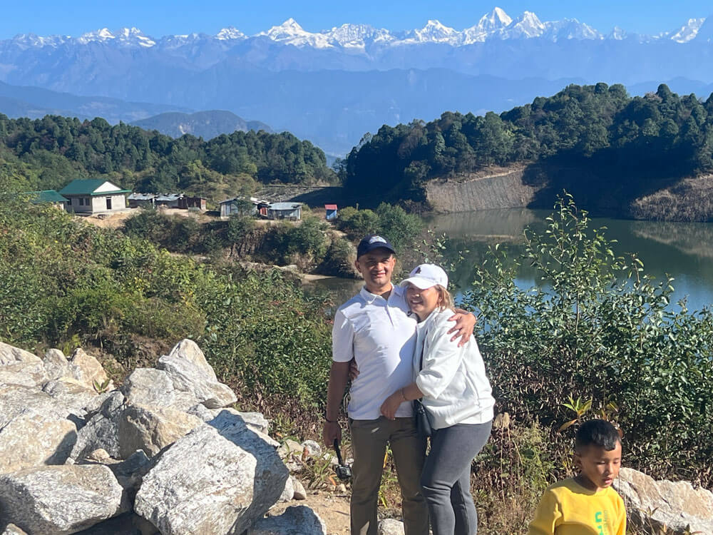 Dhap Dam lake Chisapani