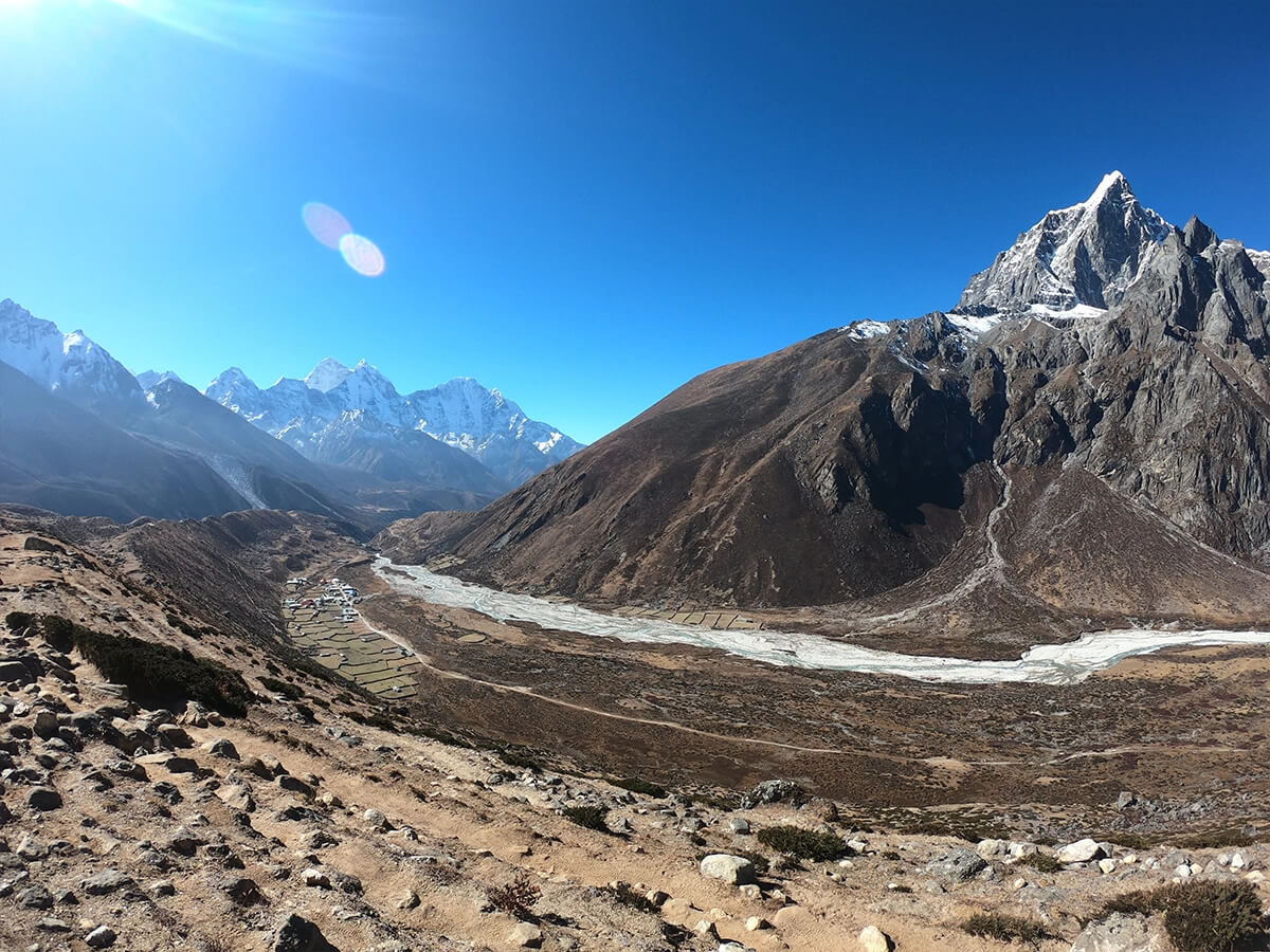 Dingbuche Valley view