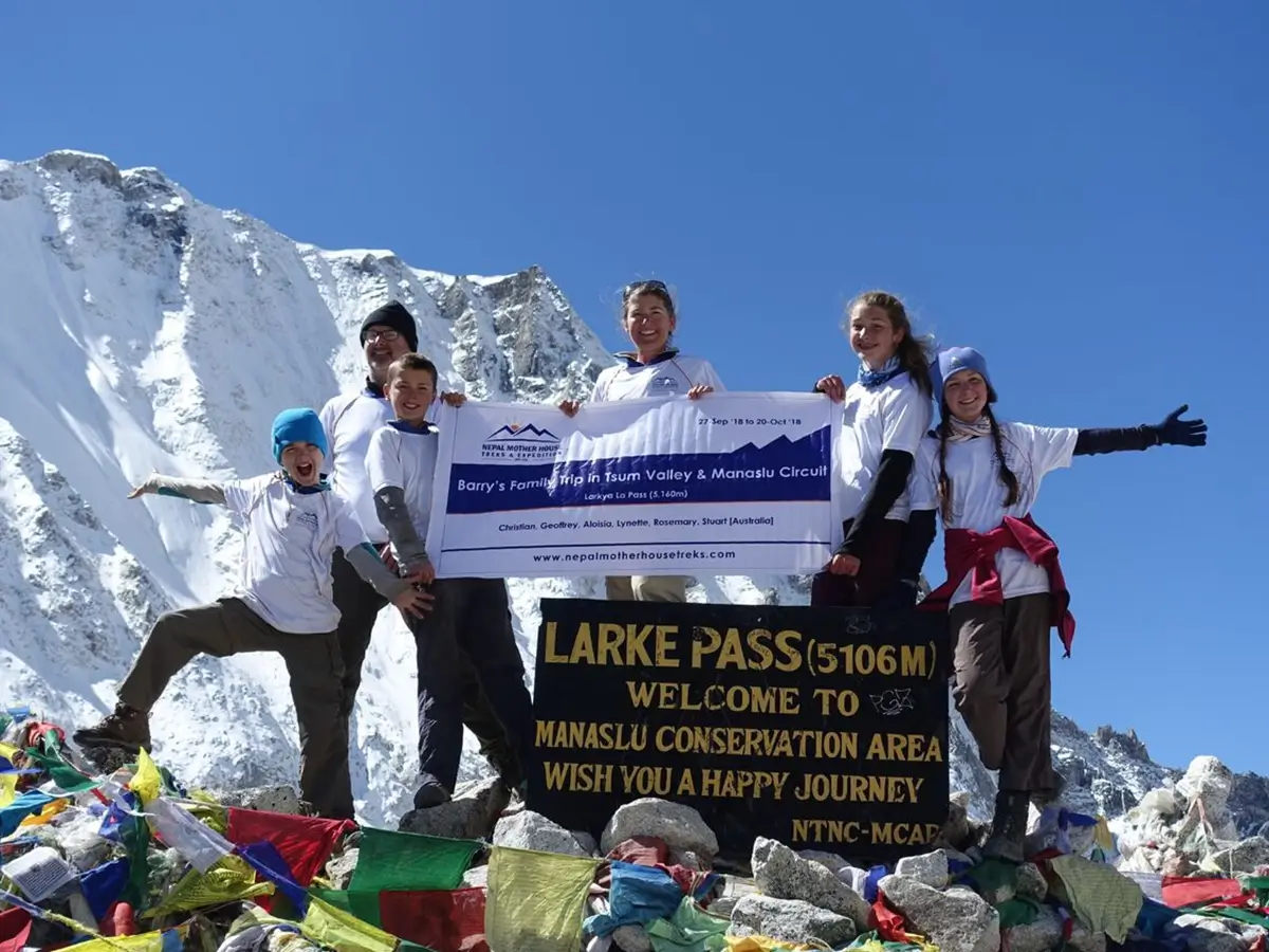 Manaslu Circuit Trek with Kids