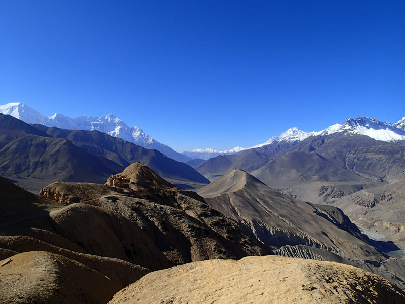 Mountain Scenery from Upper Mustang
