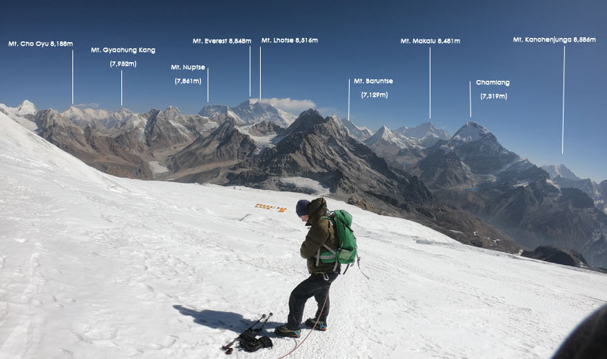 View from Mera peak