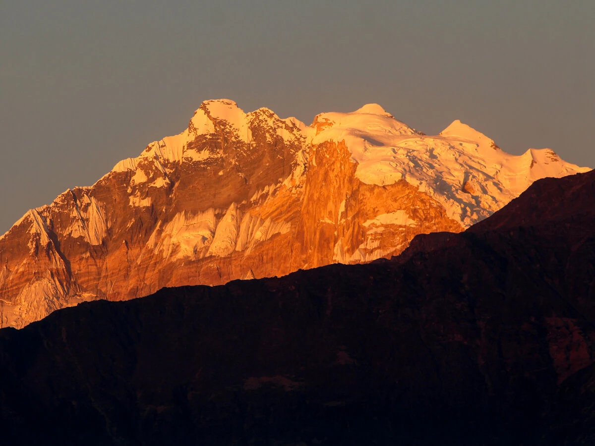  Araha Hikhar During Sunset Time