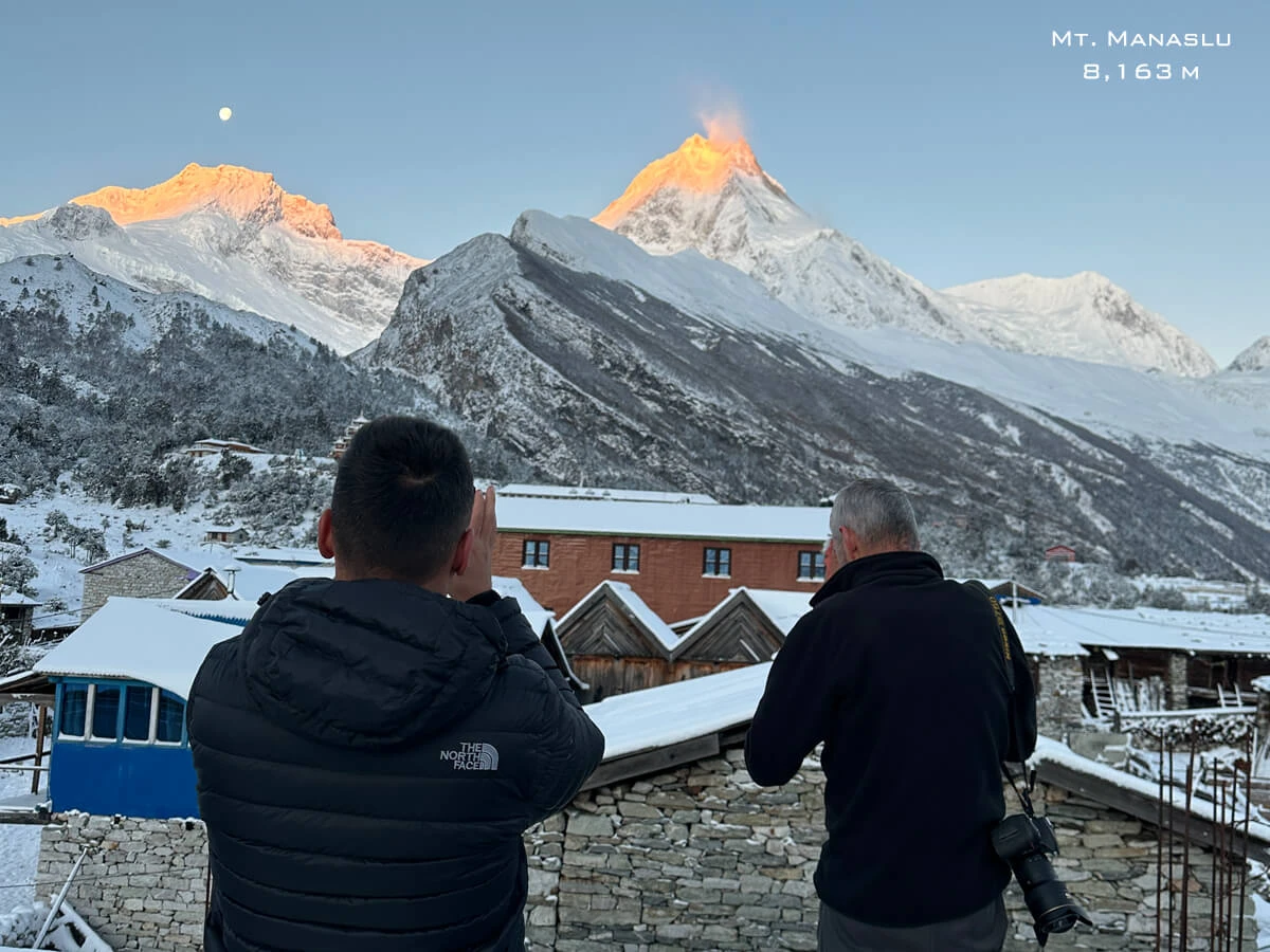  Olden T Anaslu From Hyala Village Manaslu