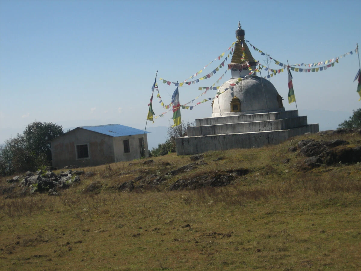 Buddhist Chhorten At Helambu