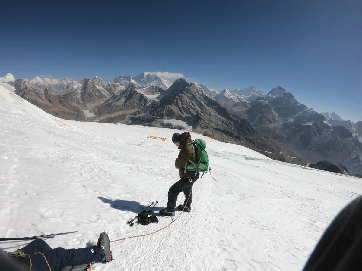 Climbing To Mera Peak
