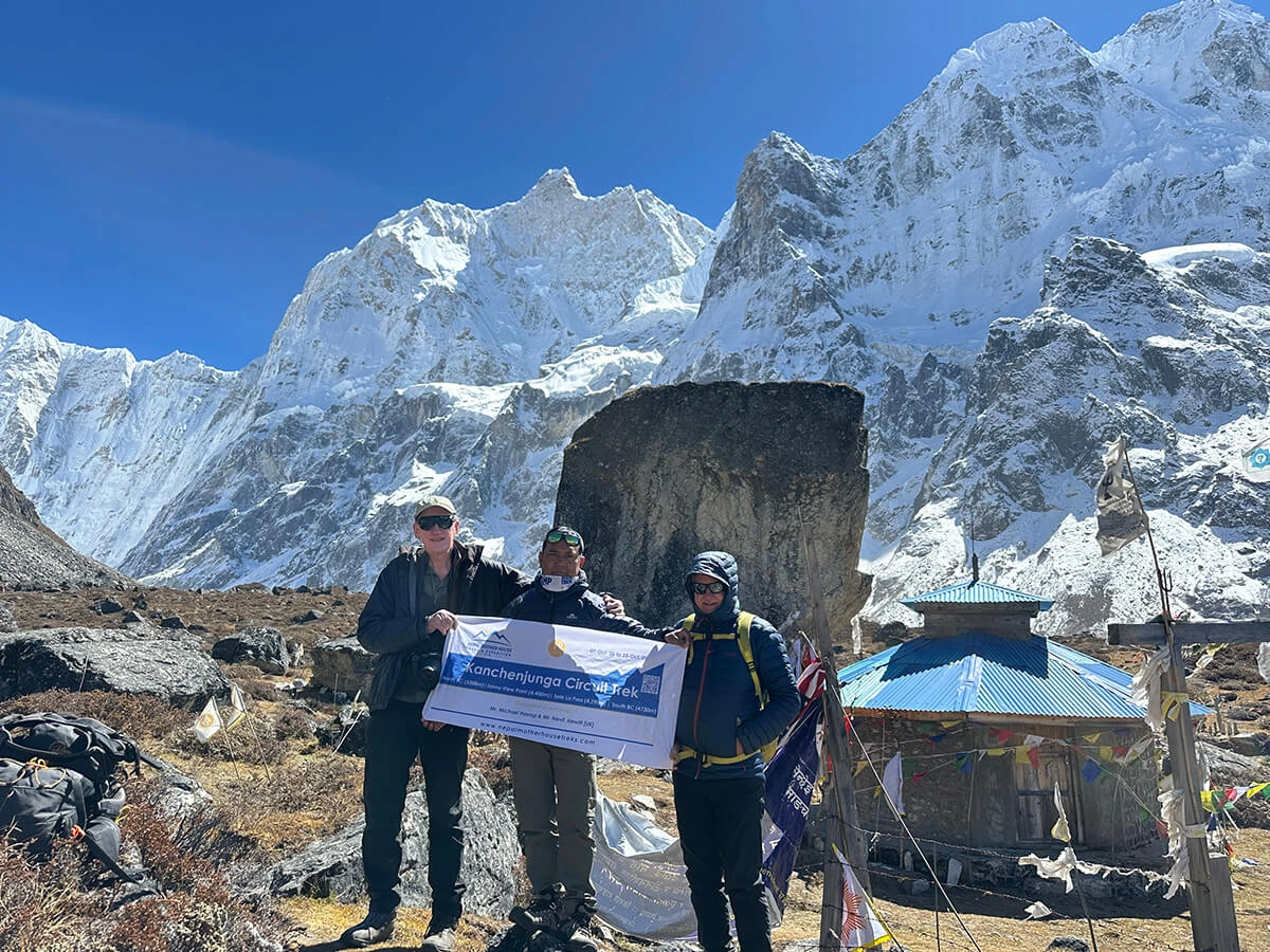 Kanchenjunga Base Camp Trek Atjannu Viewpoint.