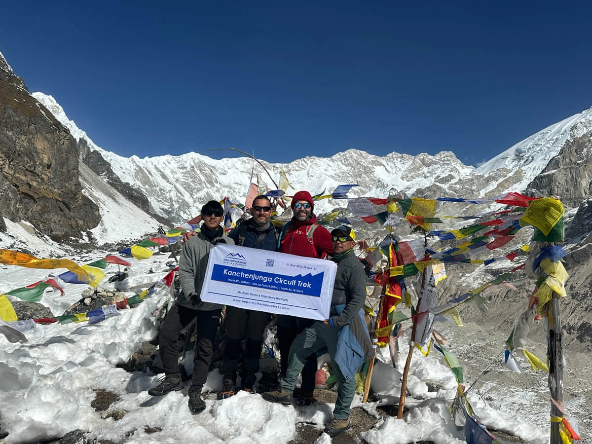 Kanchenjunga South Base Camp View