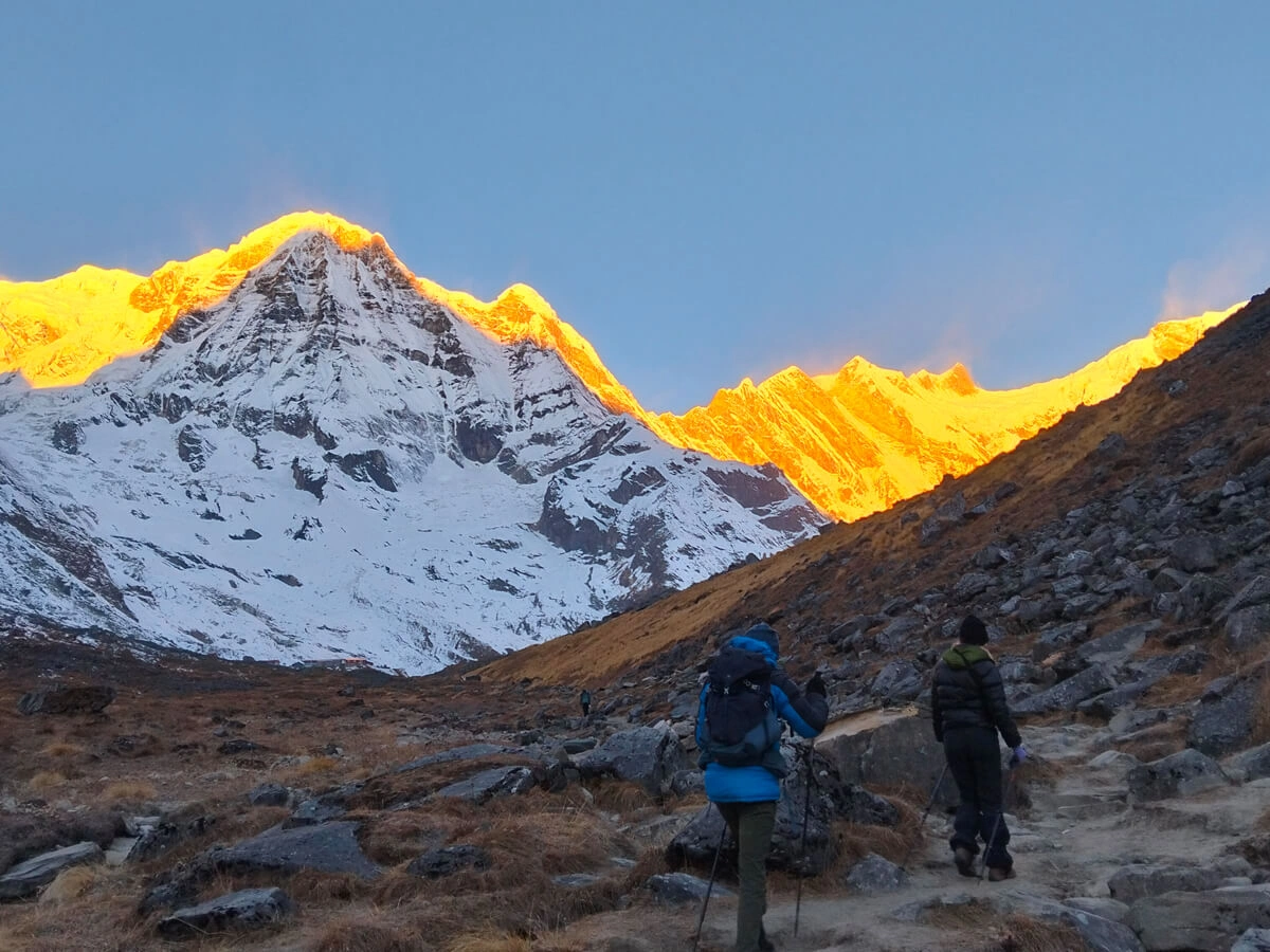 Sunrise View From Annapurna Sanctuary