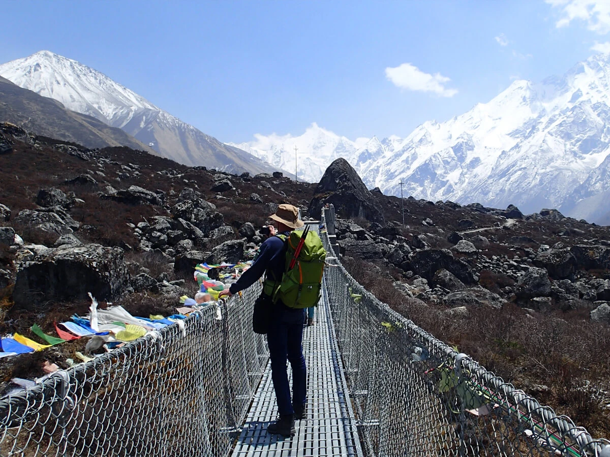Suspansion Bridge To Kyanjin Gumba