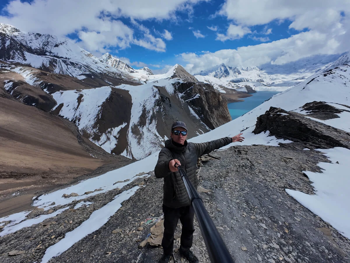 Trail Heading To Mesokanto La Pass