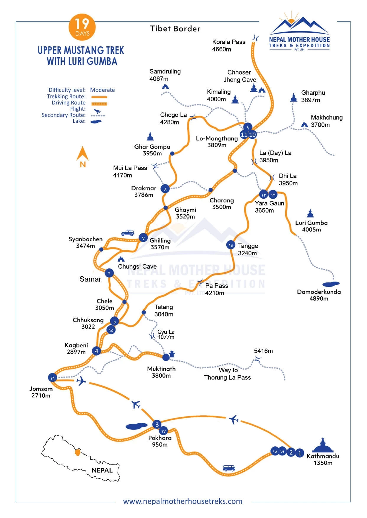 Upper Mustang Trek with Luri Gumba