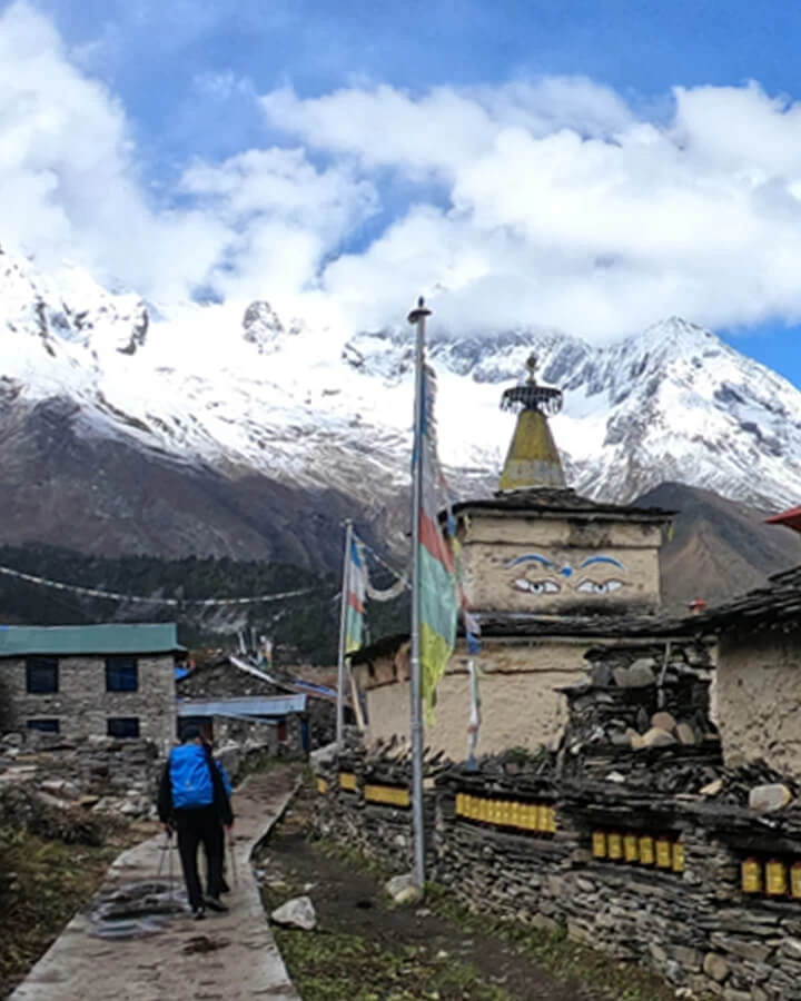 Buddhist Chhorten at Samagaun