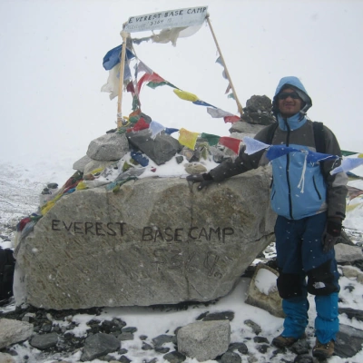 Karna Rana At Mt Everest Base Camp