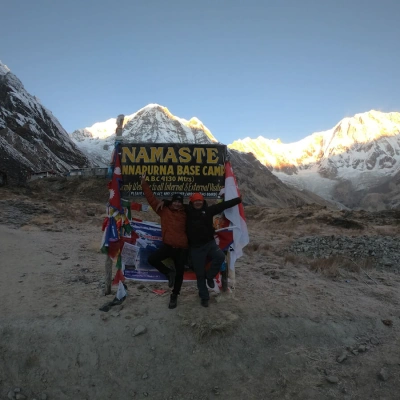 Kishor At Abc Trek