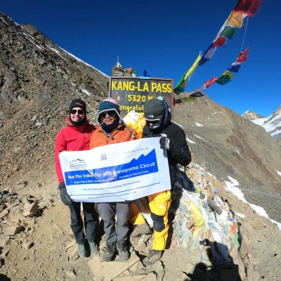Kishor Thapa Magar Guide At Kang La Pass Nar Phu Valley