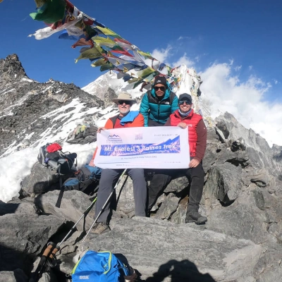 Kishor Thapa Magar Guide At Kongma La Pass Everest