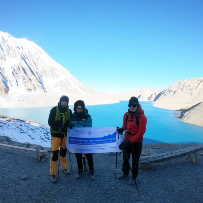 Kishor Thapa Magar Guide At Tilicho Lake Manang