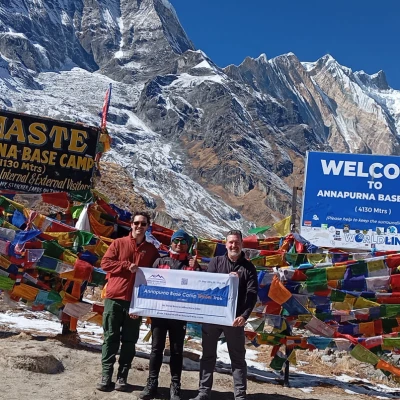 Pratap At Abc Trek