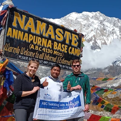 Pratap At Annapurna Base Camp Trek
