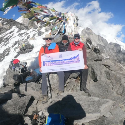 Pratap At Kongma La Pass Everest