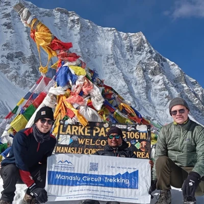 Pratap At Manaslu Circuit Trek Gorkha