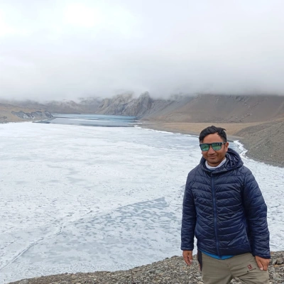 Rabindra Tamang Trekking Guide At Tilicho Lake Annapurna