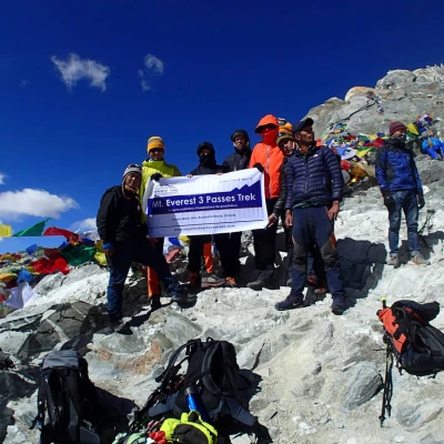 Sabut At Chola Pass Top