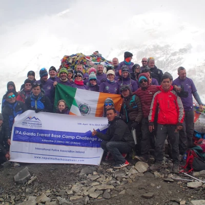 Sabut At Everest Base Camp With Group