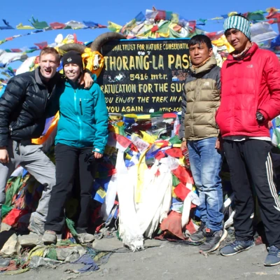 Sabut At Thorong La Pass Top