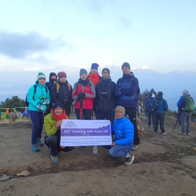 Sabut Thapa Magar At Poon Hill